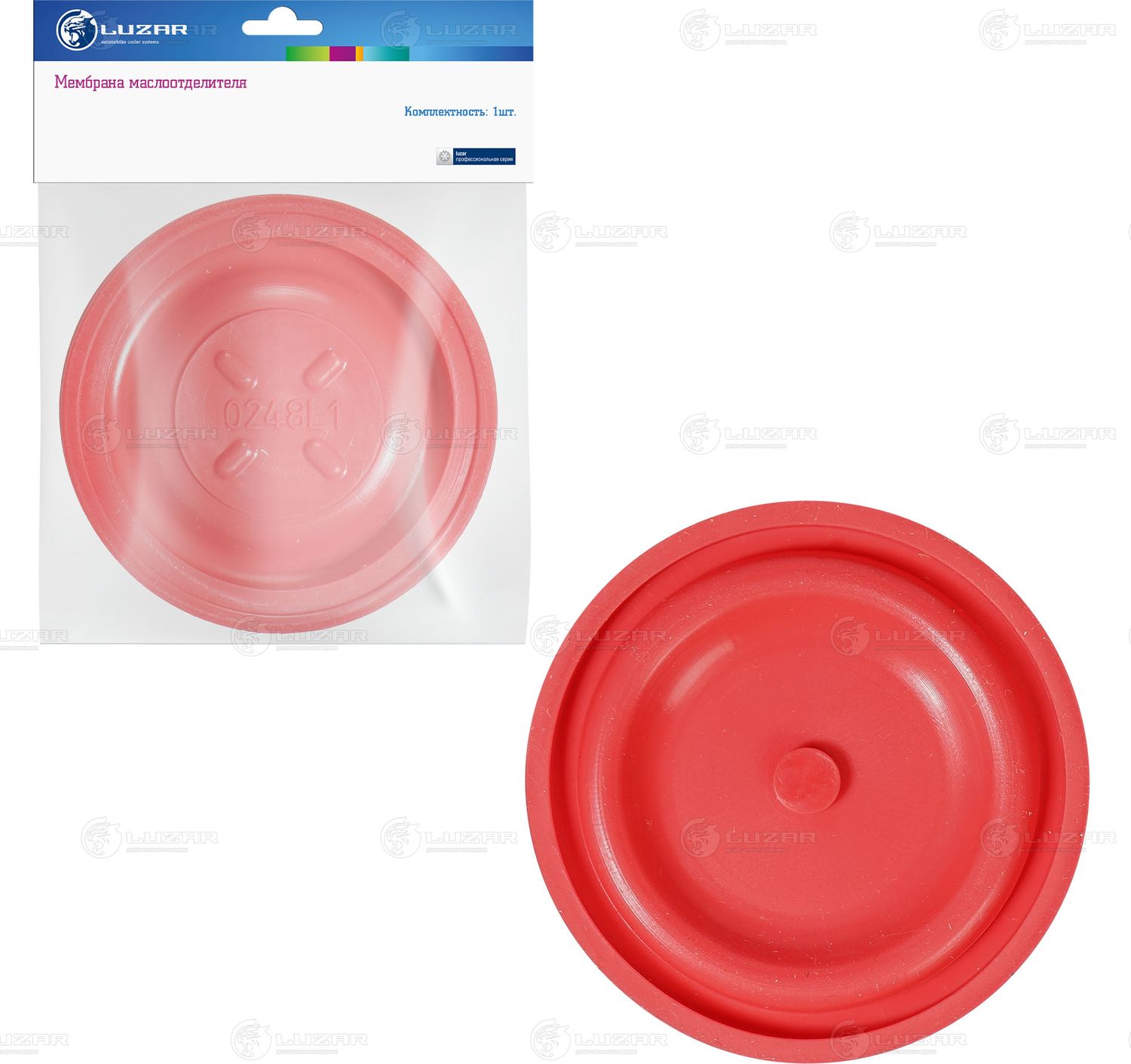 Мембрана маслоотделителя для а/м Citroen Berlingo (08-)/Peugeot Partner (08-) 1.6DTi (LGS 0021) Luzar (FVMQ (фторсиликон каучук)). Артикул LGS 0021