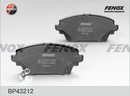 Тормозные колодки Fenox. Артикул BP43212