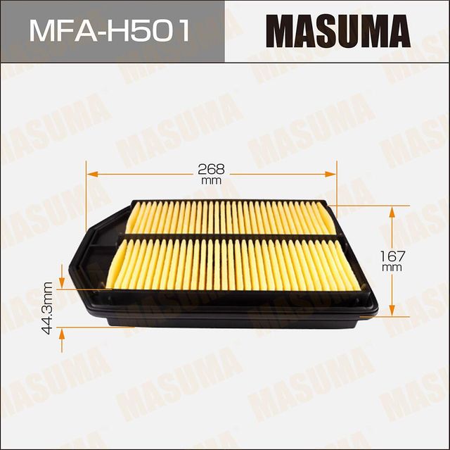Воздушный фильтр Masuma. Артикул MFA-H501