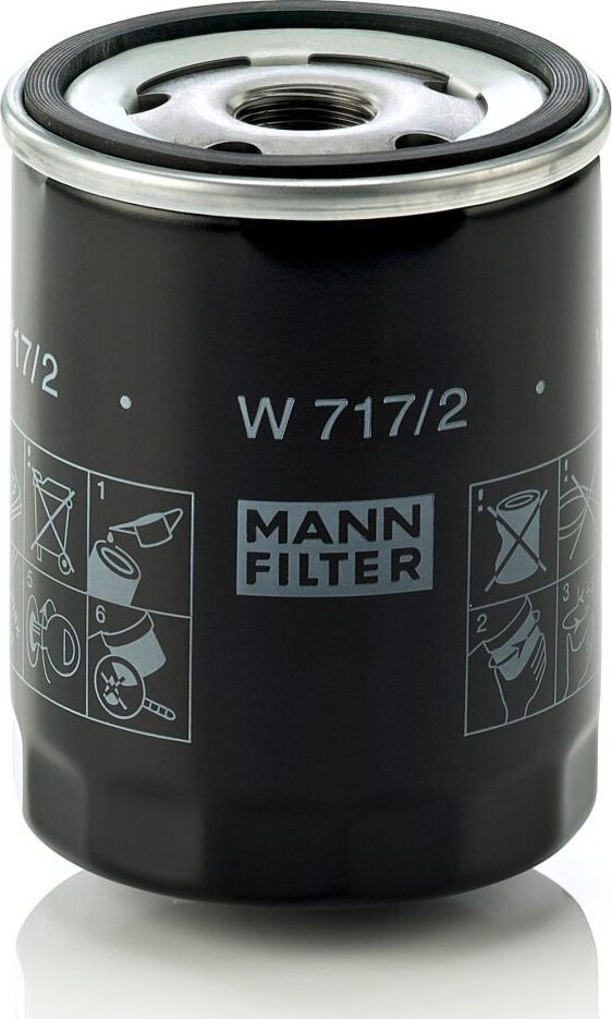 Масляный фильтр Mann-Filter для Lancia Dedra 1989-1999. Артикул W 717/2