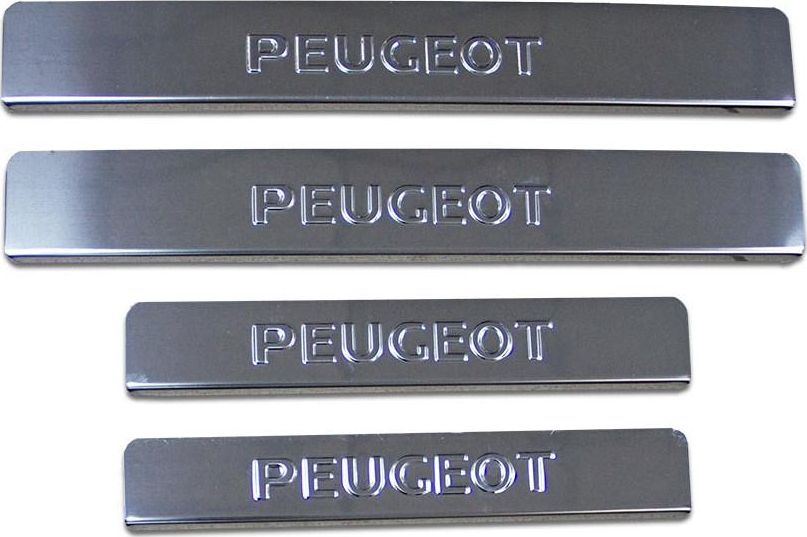 Накладки Ладья на внутренние пороги (штамп) для Peugeot универсальные. Артикул 014.31.871