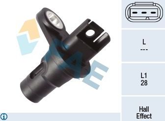 Датчик положения коленвала FAE для MINI Cabrio III (F57) 2014-2026. Артикул 79445