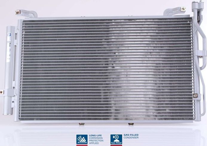 Радиатор кондиционера (конденсатор) Nissens (алюминий). Артикул 94645