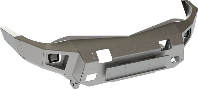 Бампер силовой STC тип Revo передний для Mitsubishi L200 IV 2006-2015 птф. Артикул STC-ML200/06-BFR-L1