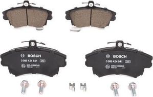 Тормозные колодки Bosch (Low-Metallic) передние для Mitsubishi Colt VI (Z20/Z30) 2005-2012. Артикул 0 986 424 541