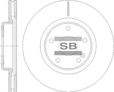 Тормозной диск Sangsin Hi-Q. Артикул SD8464