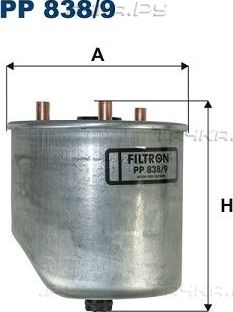 Топливный фильтр Filtron для Mazda 5 II (CW) 2010-2015. Артикул PP 838/9