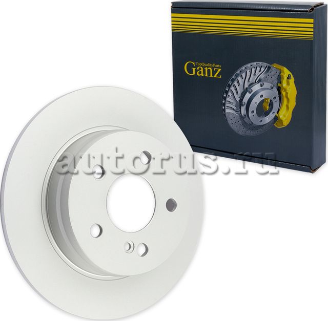 Диск тормозной задний с покрытием (Ganz). Артикул GIJ06116