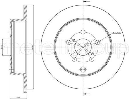 Тормозной диск Trusting. Артикул DF450