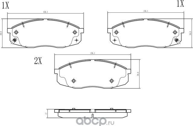 Колодки тормозные перед. с противоскрип. пластинами, с датчиками износа, со смаз (Barnett) Barnett. Артикул CN007