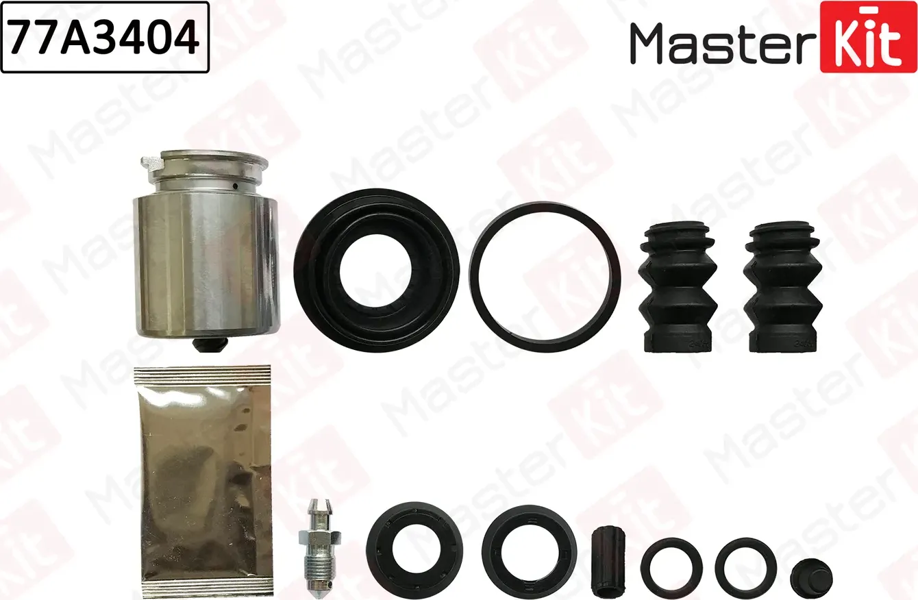 77A3404 Ремкомплект тормозного суппорта + поршень с механизмом Fiat STILO (192_) 2001 - 2010 (Master KIT). Артикул 77a3404