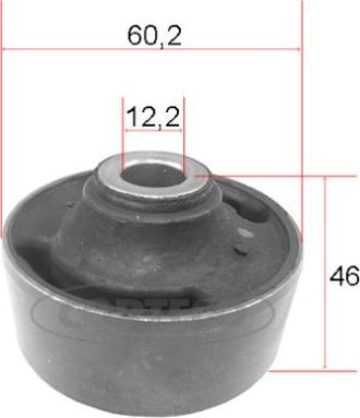 Сайлентблок переднего рычага подвески Corteco задний правый/левый нижний для Daewoo Kalos 2002-2007. Артикул 49405651