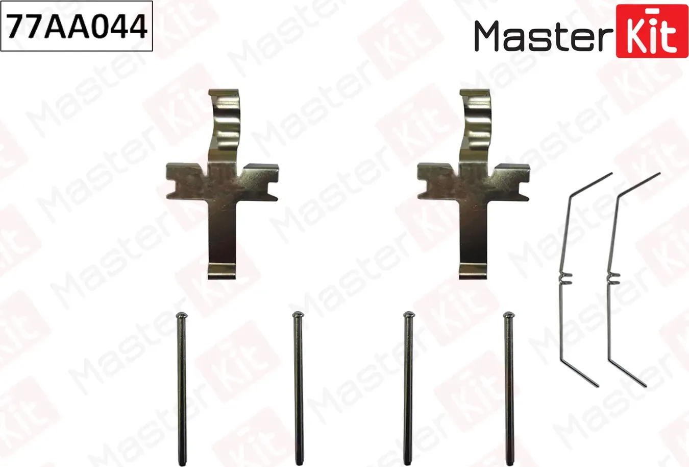 Комплект установочный тормозных колодок TOYOTA LAND CRUISER 90-/ HILUX 07- (Master KIT). Артикул 77AA044