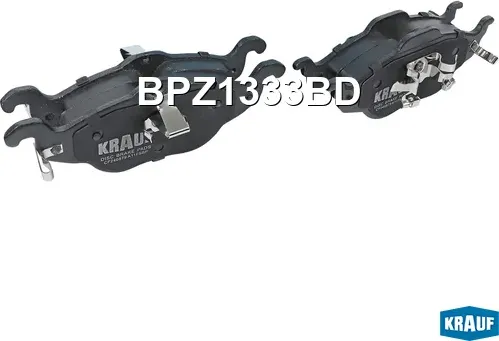 Колодки тормозные дисковые (Krauf). Артикул BPZ1333BD