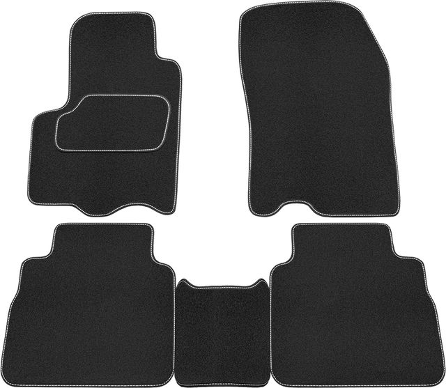 Коврики Rezkon ворсовые на резиновой основе для салона Suzuki SX4 II 2013-2026. Артикул 2533015200