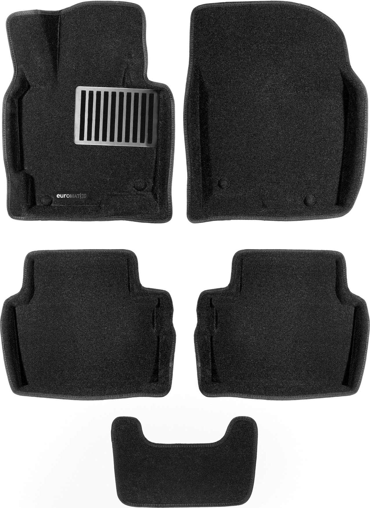 Коврики текстильные Euromat 3D Lux для салона Mazda CX-5 I 2012-2017. Артикул EM3D-003407