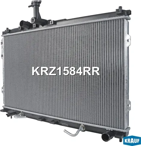 Радиатор системы охлаждения (Krauf). Артикул KRZ1584RR