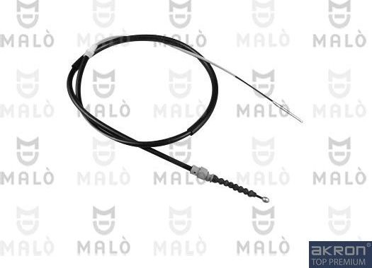 Трос ручника (тросик ручного тормоза) Malo задний правый/левый для Volkswagen Jetta II 1984-1991. Артикул 21672
