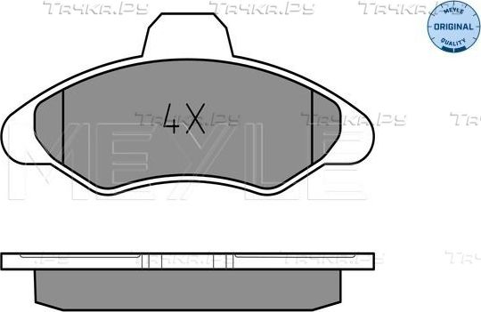 Тормозные колодки Meyle Original передние для Ford Orion III 1990-1993. Артикул 025 211 7118