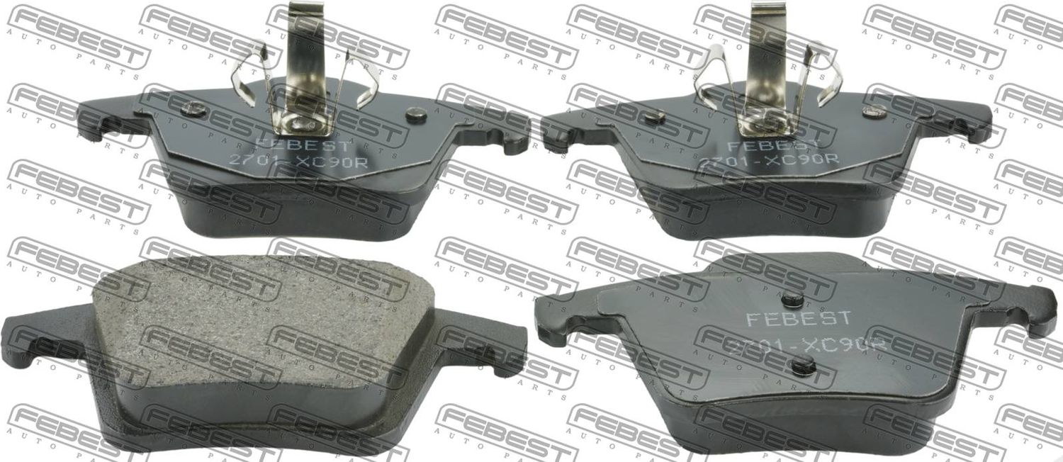 Тормозные колодки Febest. Артикул 2701-XC90R