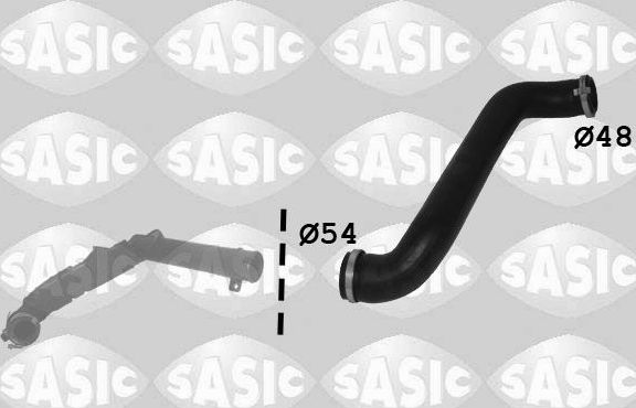 Патрубок интеркулера Sasic для Ford S-MAX I 2006-2014. Артикул 3336308