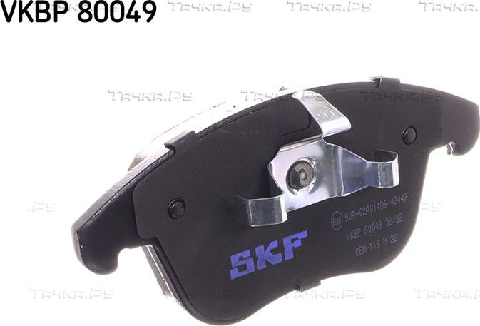Тормозные колодки SKF передние для Volvo S80 II 2006-2016. Артикул VKBP 80049