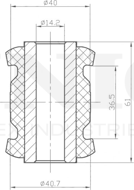 Сайлентблок рычага подвески (Unio). Артикул RMP-20291