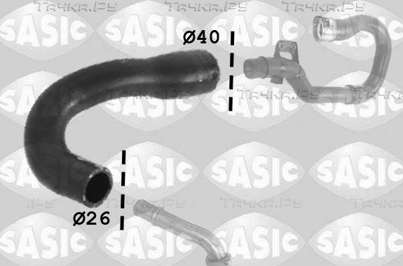 Патрубок интеркулера Sasic. Артикул 3336158