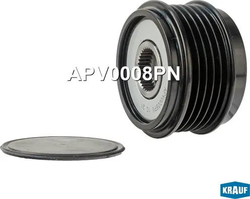 Шкив обгонный генератора Krauf. Артикул APV0008PN