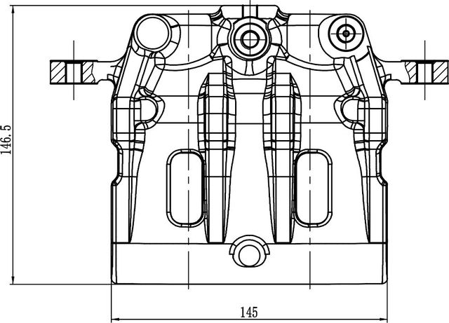 Тормозной суппорт Trialli. Артикул CF 206101