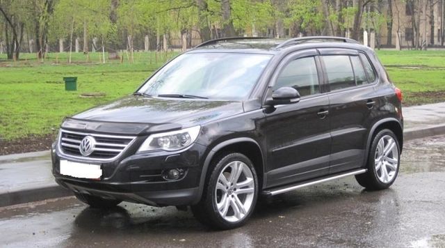 Дефлекторы Cobra Tuning для окон Volkswagen Tiguan I 2008-2016. Артикул V21808