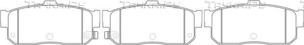 Тормозные колодки FIT задние для Nissan Cefiro A31 1994-1999. Артикул FP0540
