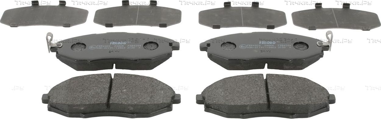 Тормозные колодки Ferodo Premier Eco Friction передние для Chevrolet Epica I 2005-2012. Артикул FDB4304