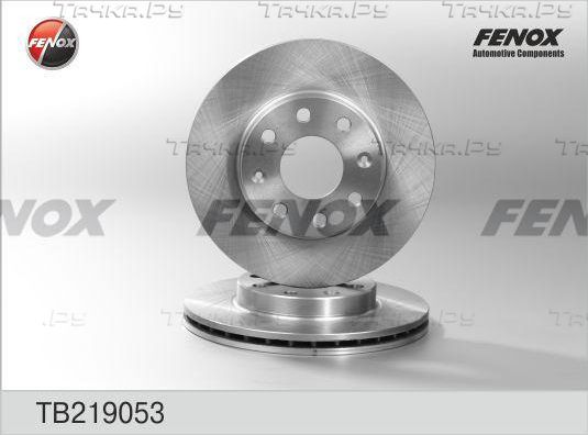 Тормозной диск Fenox передний для Saab 9-5 I 2001-2009. Артикул TB219053
