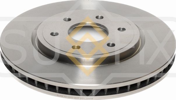 Диск тормозной передний (296x28) (Sufix). Артикул FX1443