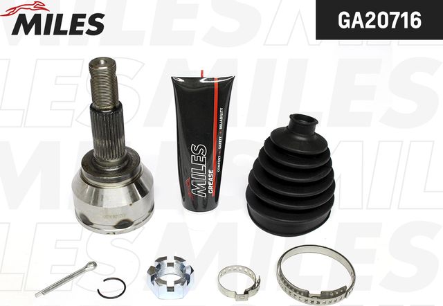 Шрус наружный (граната) Miles. Артикул GA20716
