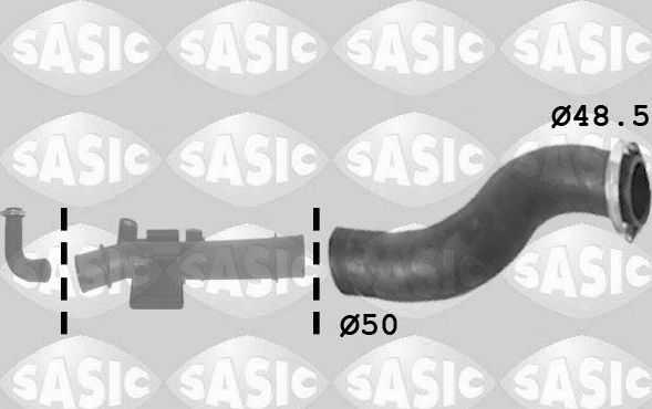 Патрубок интеркулера Sasic для Renault Kangoo II 2008-2026. Артикул 3334009