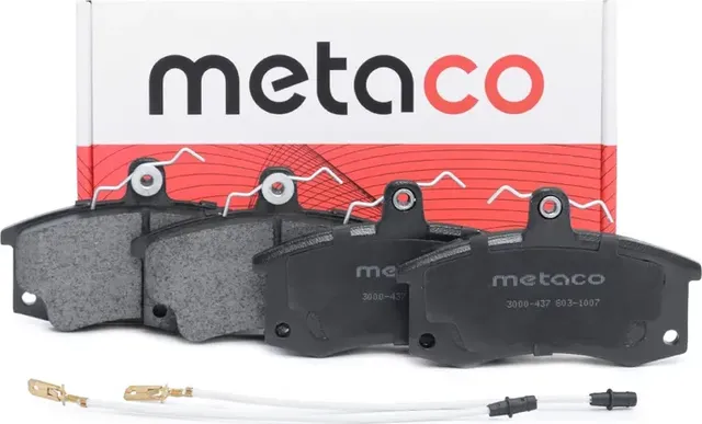 Колодки тормозные передние к-кт (Metaco) Metaco. Артикул 3000437