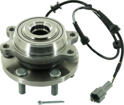 Ступица колеса с интегрированным подшипником SKF передняя для Nissan Pathfinder III 2005-2014. Артикул VKBA 6999