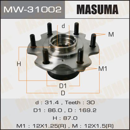 Ступица колеса с интегрированным подшипником Masuma. Артикул MW-31002