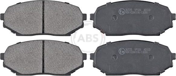 Тормозные колодки ABS. Артикул 36725