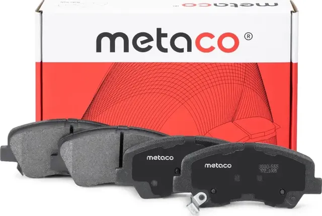 Колодки тормозные HYUNDAI/KIA SOLARIS/RIO 10- перед. (Metaco). Артикул 3000555