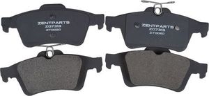 Тормозные колодки Zentparts задние для Citroen Saxo 1996-2003. Артикул Z07313