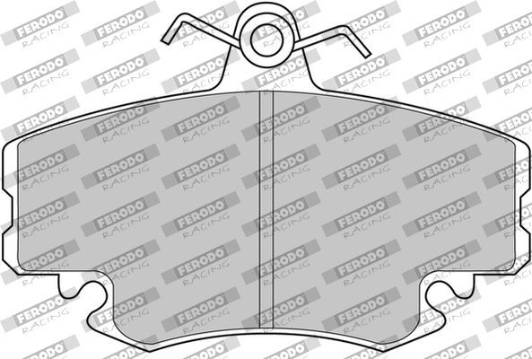 Тормозные колодки FERODO RACING DS3000 для Renault Logan II 2007-2026. Артикул FCP845R
