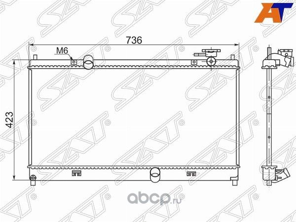 РАДИАТОР LIFAN SOLANO 10- (SAT). Артикул LF0001