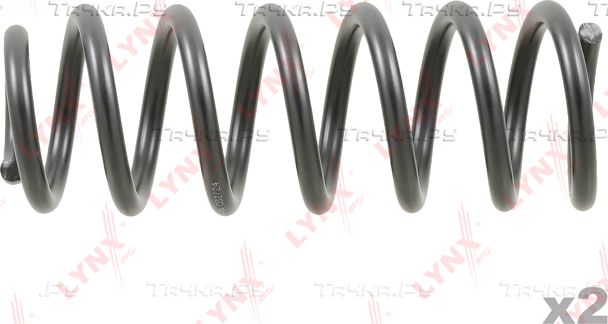Пружина подвески LYNXauto задняя для Peugeot 407 2004-2011. Артикул SC-2563