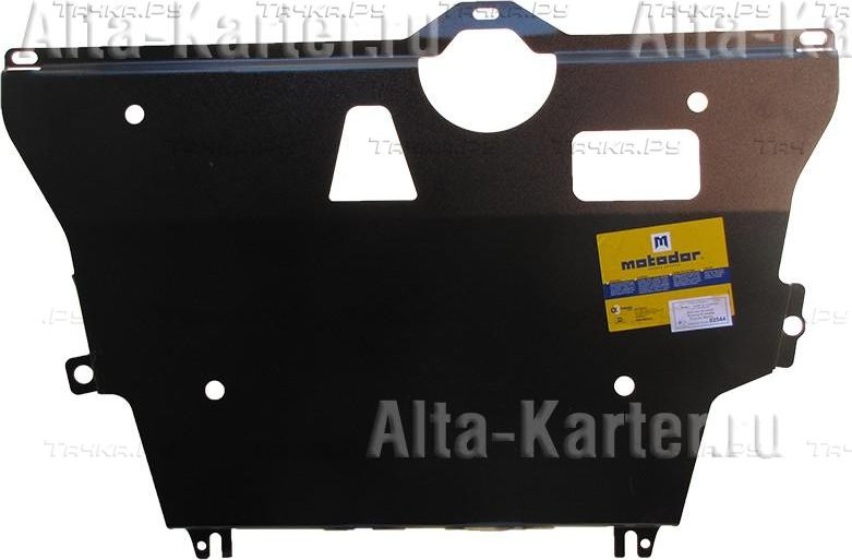 Защита Мотодор для картера, КПП Toyota Corolla E150 2007-2013. Артикул 02544