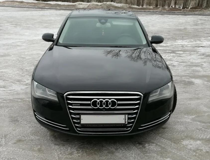 Дефлекторы Cobra Tuning для окон Audi A8 D4 2010-2017. Артикул A14110
