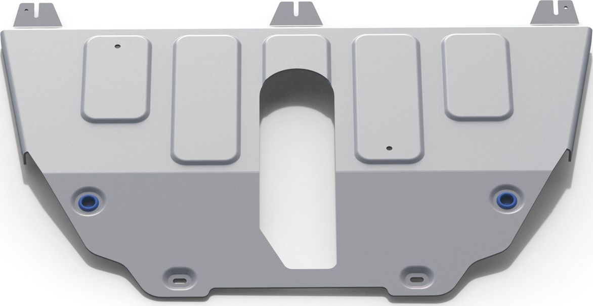 Защита алюминиевая Rival для картера и КПП Jeep Compass II 4WD 2017-2026. Артикул 333.2743.1