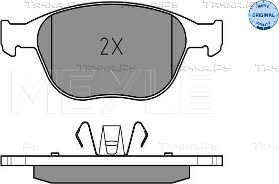 Тормозные колодки Meyle Original передние для Ford KA I 2001-2008. Артикул 025 234 4017